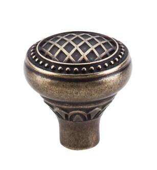Top Knobs TK173GBZ Trevi 1 3/8" Zinc Alloy Round Shaped Cabinet Knob in German Bronze
