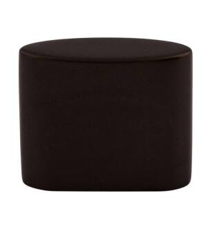 Top Knobs TK73ORB Sanctuary 1 1/4" Zinc Alloy Oval Shaped Slot Cabinet Knob in Oil Rubbed Bronze