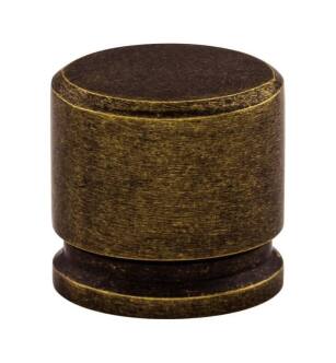 Top Knobs TK59GBZ Sanctuary 1 1/8" Zinc Alloy Oval Shaped Cabinet Knob in German Bronze