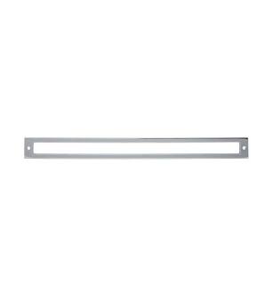 Top Knobs TK929PC Lynwood 12 1/2" Zinc Alloy Hollin Cabinet Pull Backplate in Polished Chrome