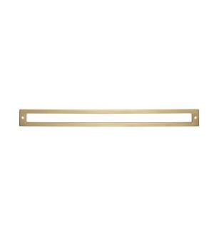 Top Knobs TK929HB Lynwood 12 1/2" Zinc Alloy Hollin Cabinet Pull Backplate in Honey Bronze