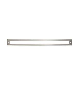 Top Knobs TK929BSN Lynwood 12 1/2" Zinc Alloy Hollin Cabinet Pull Backplate in Brushed Satin Nickel