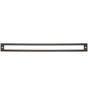 Top Knobs TK929AG Lynwood 12 1/2" Zinc Alloy Hollin Cabinet Pull Backplate in Ash Gray