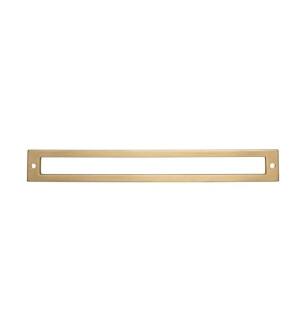 Top Knobs TK928HB Lynwood 9 3/8" Zinc Alloy Hollin Cabinet Pull Backplate in Honey Bronze