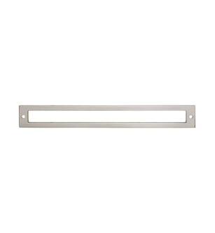 Top Knobs TK928BSN Lynwood 9 3/8" Zinc Alloy Hollin Cabinet Pull Backplate in Brushed Satin Nickel