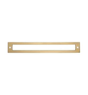 Top Knobs TK927HB Lynwood 8 1/8" Zinc Alloy Hollin Cabinet Pull Backplate in Honey Bronze