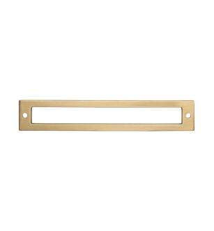 Top Knobs TK926HB Lynwood 6 3/4" Zinc Alloy Hollin Cabinet Pull Backplate in Honey Bronze