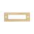 Top Knobs TK923HB Lynwood 3 1/2" Zinc Alloy Hollin Cabinet Pull Backplate in Honey Bronze