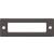 Top Knobs TK923AG Lynwood 3 1/2" Zinc Alloy Hollin Cabinet Pull Backplate in Ash Gray