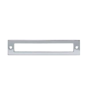 Top Knobs TK925PC Lynwood 5 5/8" Zinc Alloy Hollin Cabinet Pull Backplate in Polished Chrome