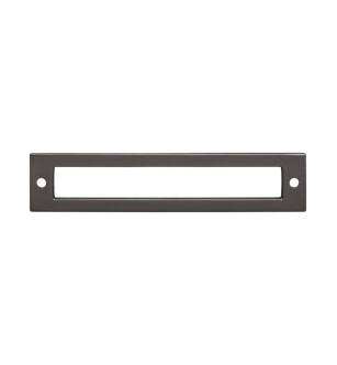 Top Knobs TK925AG Lynwood 5 5/8" Zinc Alloy Hollin Cabinet Pull Backplate in Ash Gray