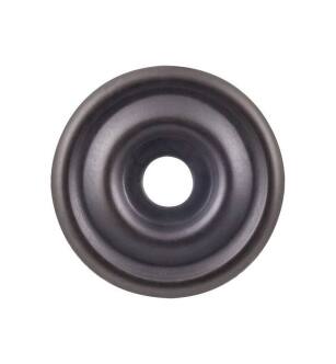 Top Knobs TK890SAB Devon 1 3/8" Zinc Alloy Brixton Cabinet Knob Backplate in Sable