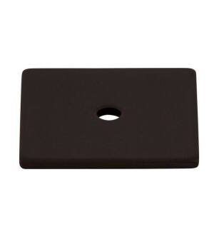 Top Knobs TK95ORB Sanctuary 1 1/4" Zinc Alloy Square Cabinet Knob Backplate in Oil Rubbed Bronze