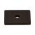 Top Knobs TK94ORB Sanctuary 1" Zinc Alloy Square Cabinet Knob Backplate in Oil Rubbed Bronze