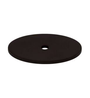 Top Knobs TK62ORB Sanctuary 1 3/4" Steel Large Oval Cabinet Knob Backplate in Oil Rubbed Bronze
