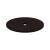 Top Knobs TK62ORB Sanctuary 1 3/4" Steel Large Oval Cabinet Knob Backplate in Oil Rubbed Bronze