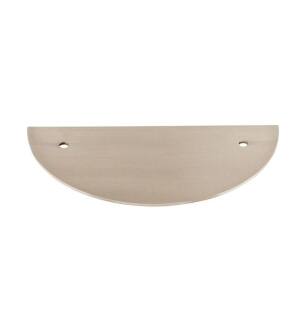 Top Knobs TK54BSN Sanctuary 5" Steel Half Circle Cabinet Pull Backplate in Brushed Satin Nickel
