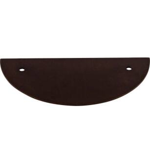 Top Knobs TK54ORB Sanctuary 5" Steel Half Circle Cabinet Pull Backplate in Oil Rubbed Bronze