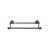 Top Knobs ED7ORBB Edwardian Bath 20 1/2" Wall Mount Hex Backplate Double Towel Bar in Oil Rubbed Bronze