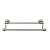 Top Knobs ED11APD Edwardian Bath 32 1/2" Wall Mount Plain Backplate Double Towel Bar in Antique Pewter