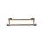 Top Knobs ED11GBZC Edwardian Bath 32 1/2" Wall Mount Oval Backplate Double Towel Bar in German Bronze