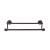 Top Knobs ED9ORBD Edwardian Bath 26 1/2" Wall Mount Plain Backplate Double Towel Bar in Oil Rubbed Bronze