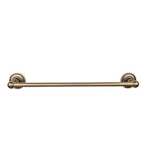 Top Knobs ED8GBZA Edwardian Bath 26 1/2" Wall Mount Rope Backplate Single Towel Barcloned in German Bronze