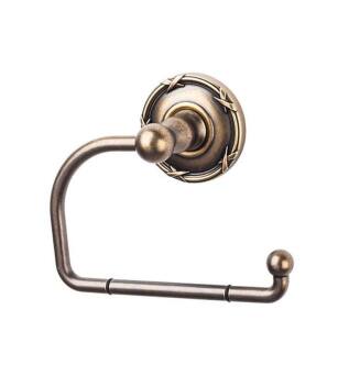 Top Knobs ED4GBZE Edwardian Bath 4 3/4" Wall Mount Ribbon Backplate Tissue Paper Holder in German Bronze
