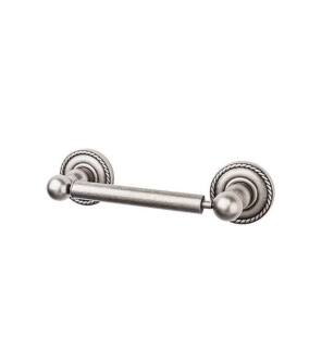Top Knobs ED3APF Edwardian Bath 9 3/8" Wall Mount Rope Backplate Tissue Paper Holder in Antique Pewter