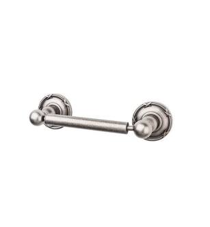 Top Knobs ED3APE Edwardian Bath 9 3/8" Wall Mount Ribbon Backplate Tissue Paper Holder in Antique Pewter