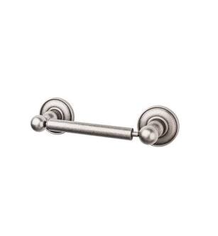 Top Knobs ED3APD Edwardian Bath 9 3/8" Wall Mount Plain Backplate Tissue Paper Holder in Antique Pewter