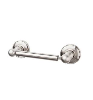 Top Knobs ED3BSND Edwardian Bath 9 3/8" Wall Mount Plain Backplate Tissue Paper Holder in Brushed Satin Nickel