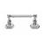 Top Knobs ED3PCB Edwardian Bath 9 3/8" Wall Mount Hex Backplate Tissue Paper Holder in Polished Chrome