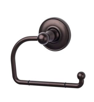 Top Knobs ED4ORBD Edwardian Bath 4 3/4" Wall Mount Plain Backplate Tissue Paper Holder in Oil Rubbed Bronze