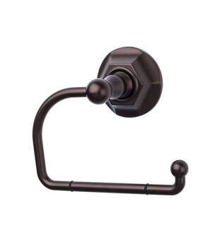Top Knobs ED4ORBB Edwardian Bath 4 3/4" Wall Mount Hex Backplate Tissue Paper Holder in Oil Rubbed Bronze