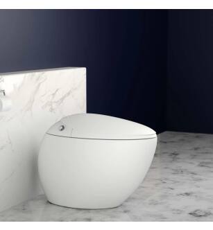 Trone 935264 Complete Electronic Bidet Toilet in White