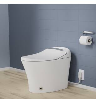 Trone 831398 A2ETBCERN-12.WH Aquatina II Complete Electronic Bidet Toilet