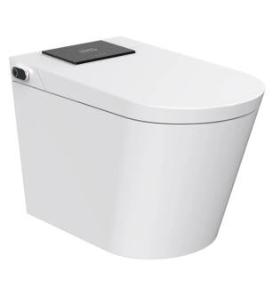 Trone 820444 Complete Electronic Bidet Toilet in White