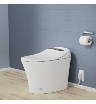 Trone 914295 A3ETBCERN-12.WH Aquatina III Complete Electronic Bidet Toilet White