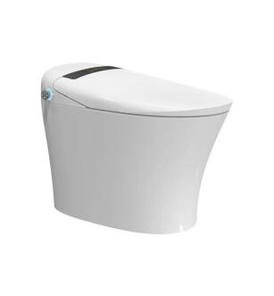 Trone 914295 A3ETBCERN-12.WH Aquatina III Complete Electronic Bidet Toilet in White