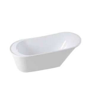 Trone 790047 Bella67 Acrylic Freestanding Soaker in White